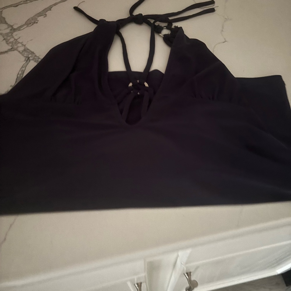 VENUS NAVY BLUE Halter Top